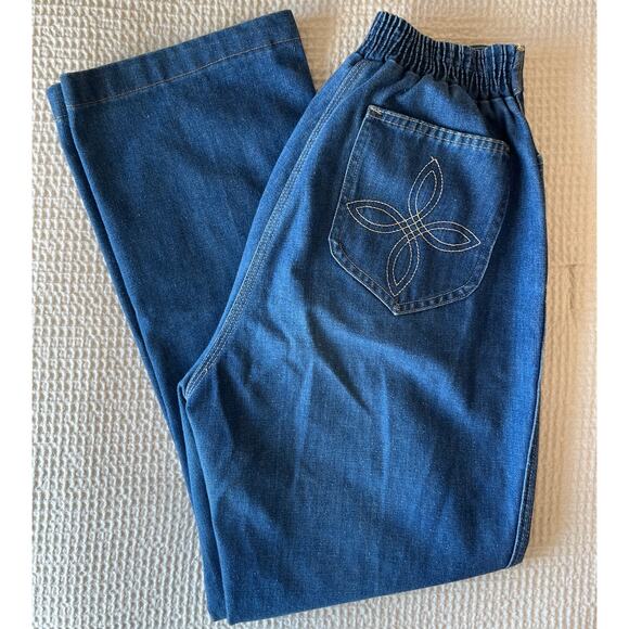 Vintage High Waist 1970s Sears Jeans - Picture 4 of 6